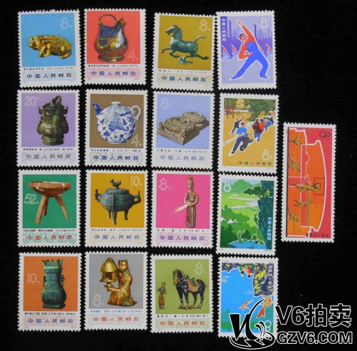 Lot176-102 N體育、N出土文物 各1套 有微黃